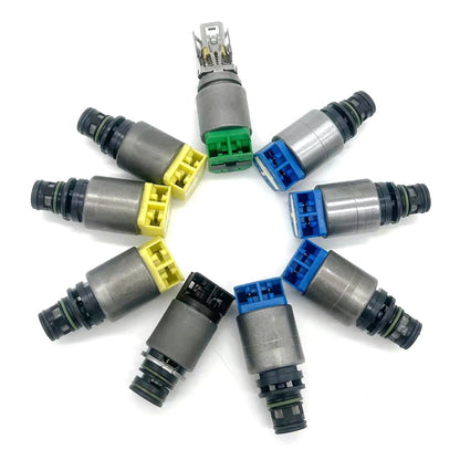 9 pezzi 8HP50 Solenoide cambio automatico a 8 velocità per BMW Dodge Jeep Alfa Romeo