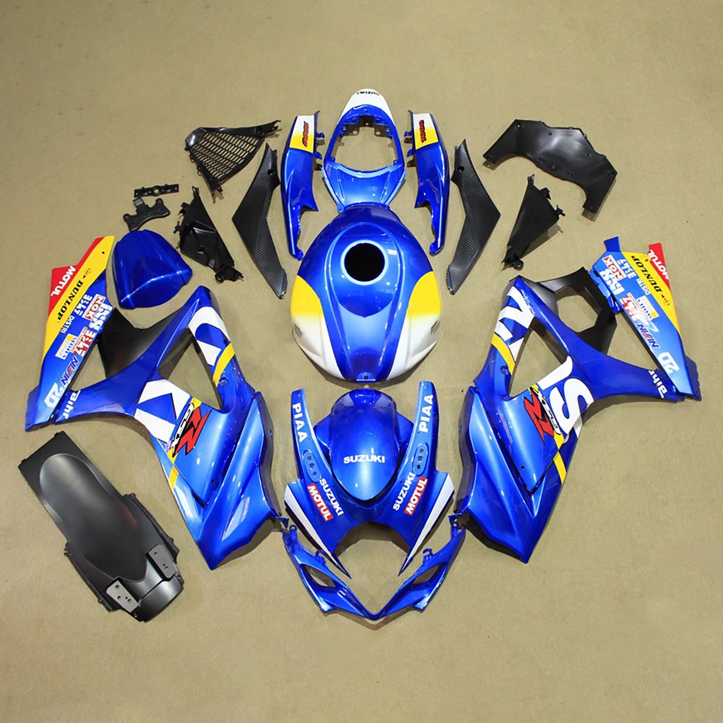 Kit carenatura iniezione plastica ABS per Suzuki GSXR1000 2007-2008 K7