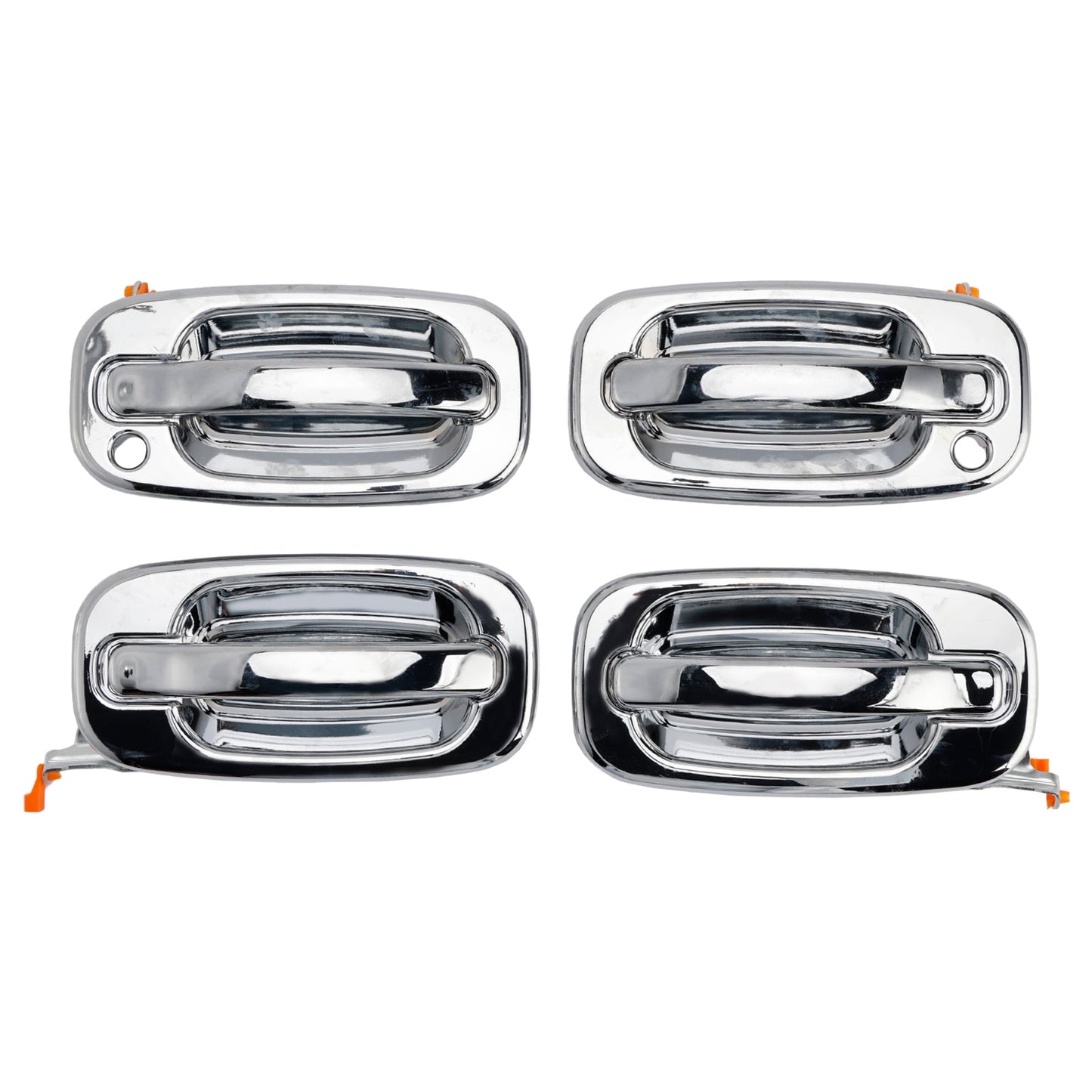 Set di 4 maniglie esterne anteriori cromate per Chevy GMC Silverado 99-06