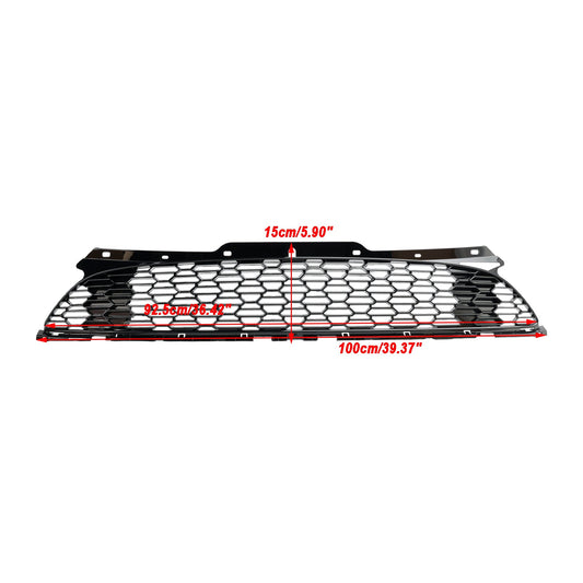 Griglia paraurti anteriore nera lucida Mini Cooper S R55 R56 R57 R58 R59 JCW Style 2007-2015