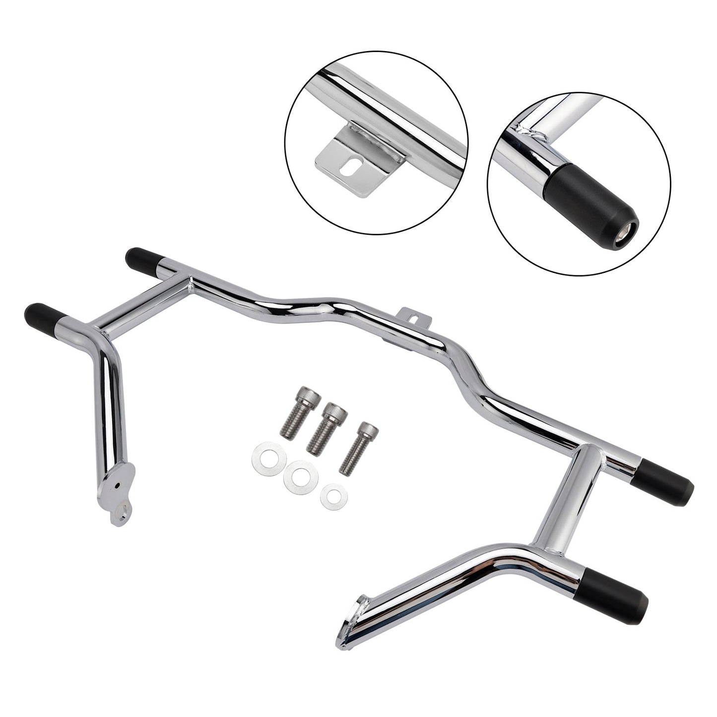 Kit di protezione motore paraurti carenatura supporto barra di protezione adatto per CVO Road King nero