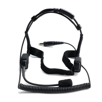 7.1-C9 Cuffie tattiche avanzate con gancio auricolare e connettore grande per montaggio posteriore, compatibili con Bone