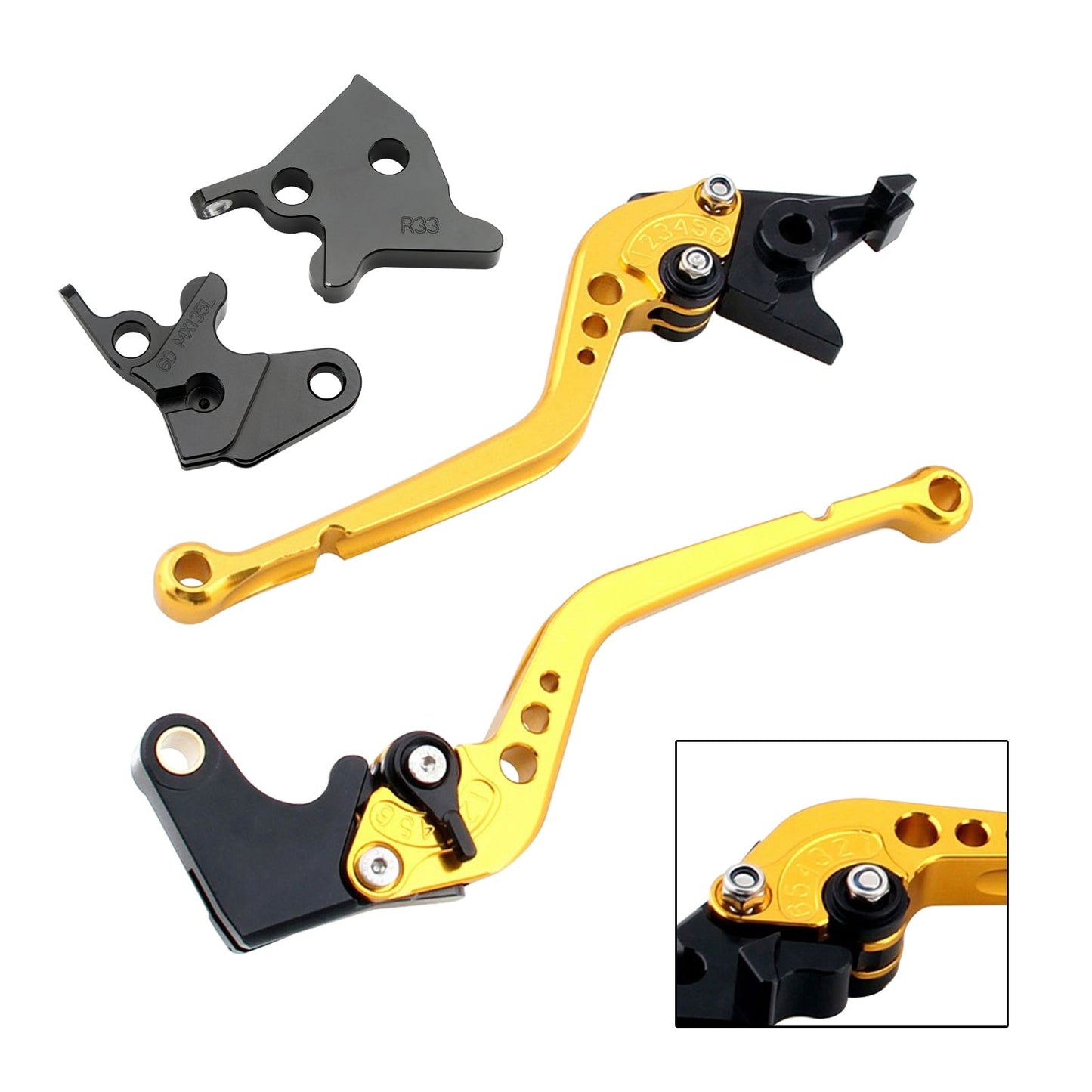 Leva frizione freno lunga YAMAHA YBR125 2005-2014