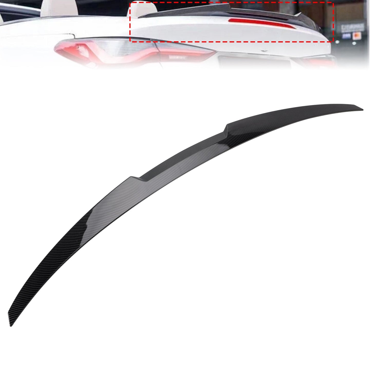 Spoiler posteriore in fibra di carbonio per BMW G83 M4 Cabrio 2020-2024