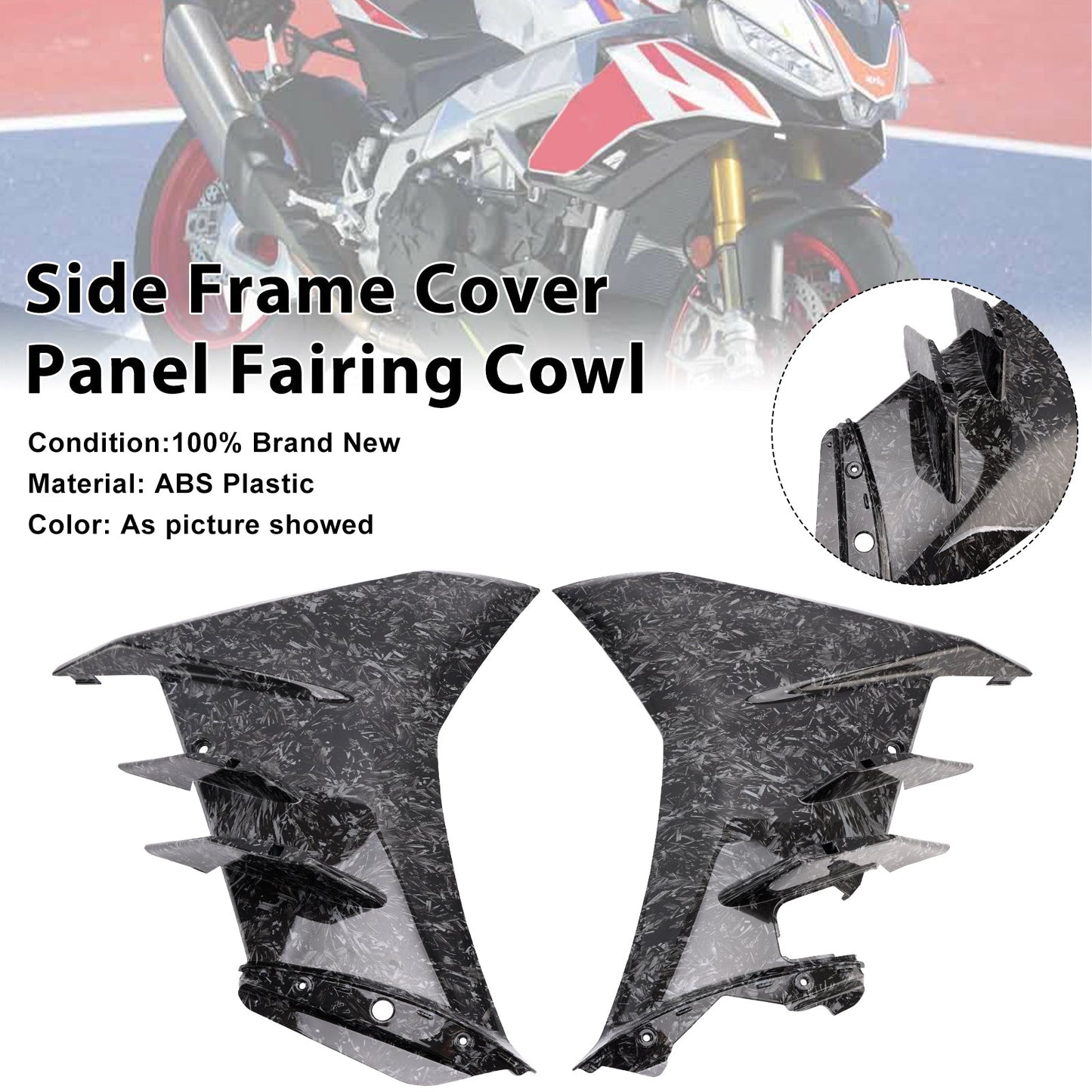 Pannello di copertura del telaio laterale per Aprilia RSV4 2021-2024