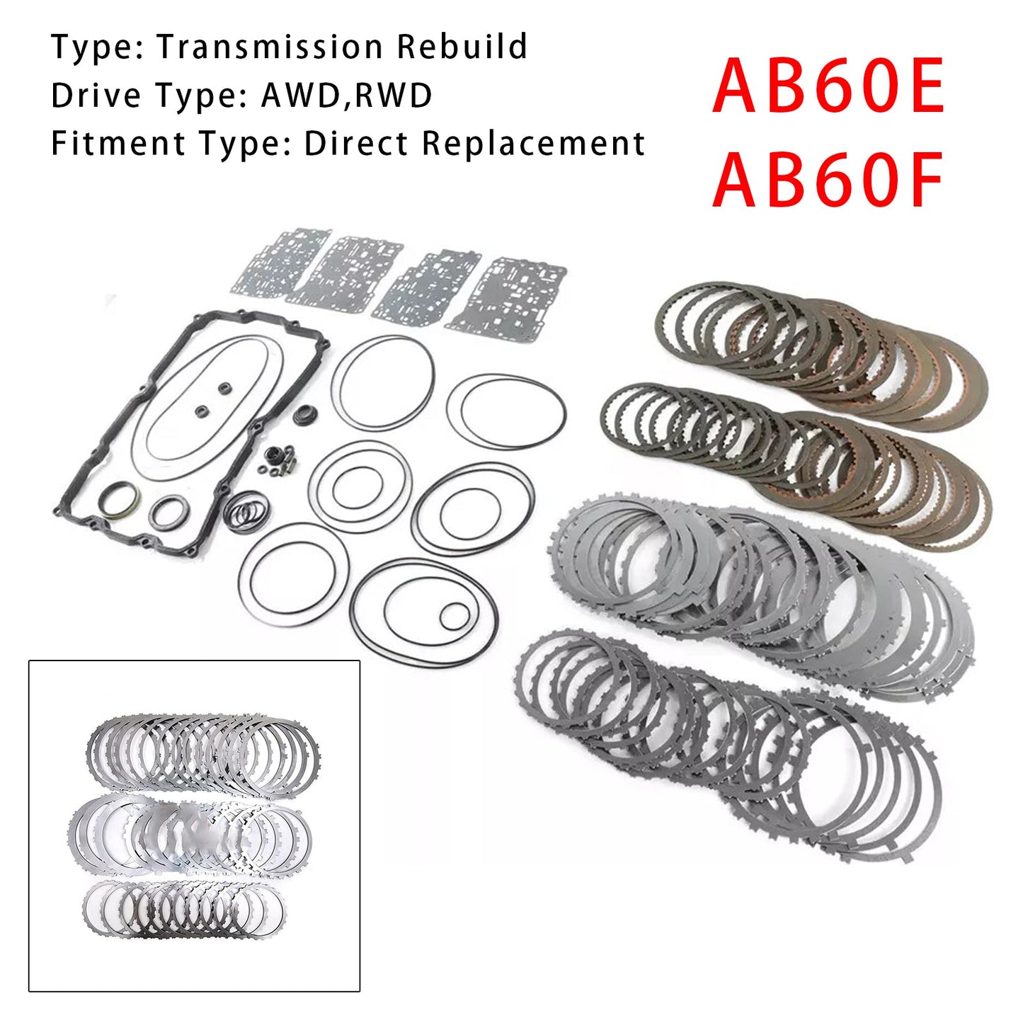 Kit di ricostruzione revisione trasmissione LEXUS LX570 5.7L 2008-2014 AB60E AB60F