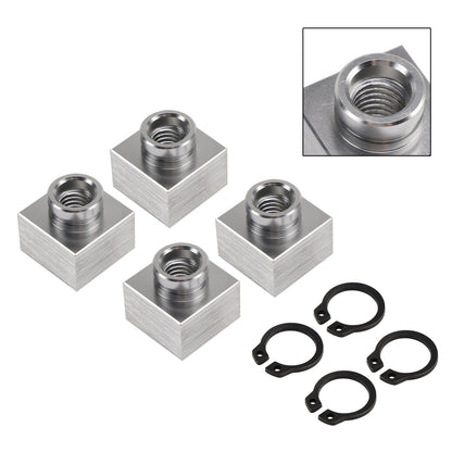 Set 4X di dadi di inserimento e anelli elastici per rimorchi per motoslitte 04414 03400 per Triton Xt e Lt
