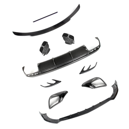Kit carrozzeria paraurti in fibra di carbonio per Mercedes Benz W217 S63 S65 AMG Coupé 2019-2021
