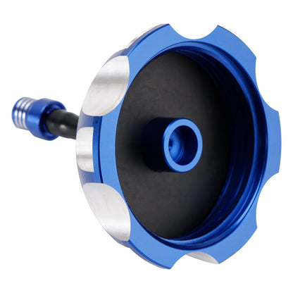Tappo serbatoio carburante CNC con sfiato blu per Suzuki DRZ125 RMZ250 DRZ LTZ 250 400 LTR450