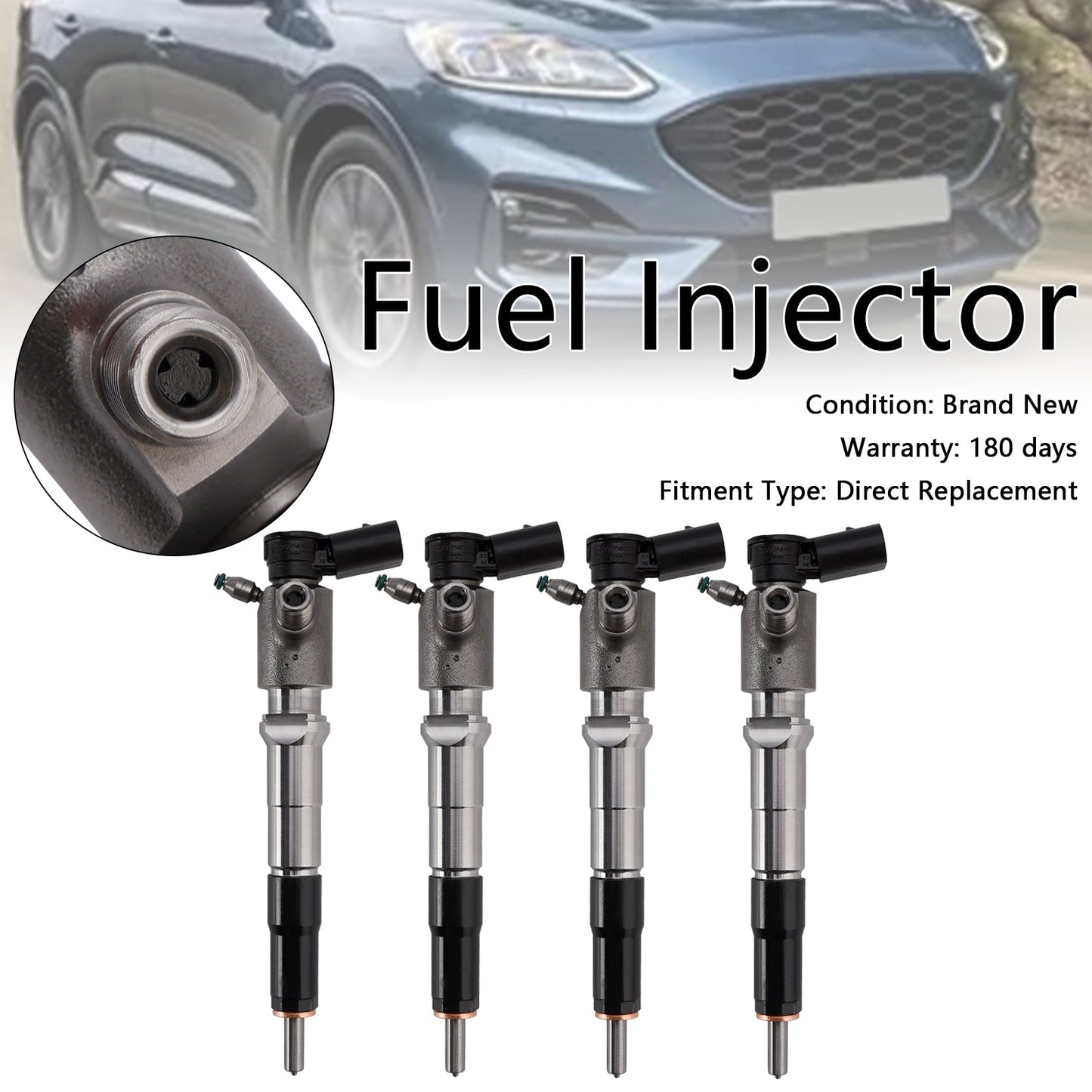 2019.07+ Ford Kuga Mk3 4 pezzi Iniettore carburante GK2Q-9K546-AC 4103590680808 GK2Q9K546AB