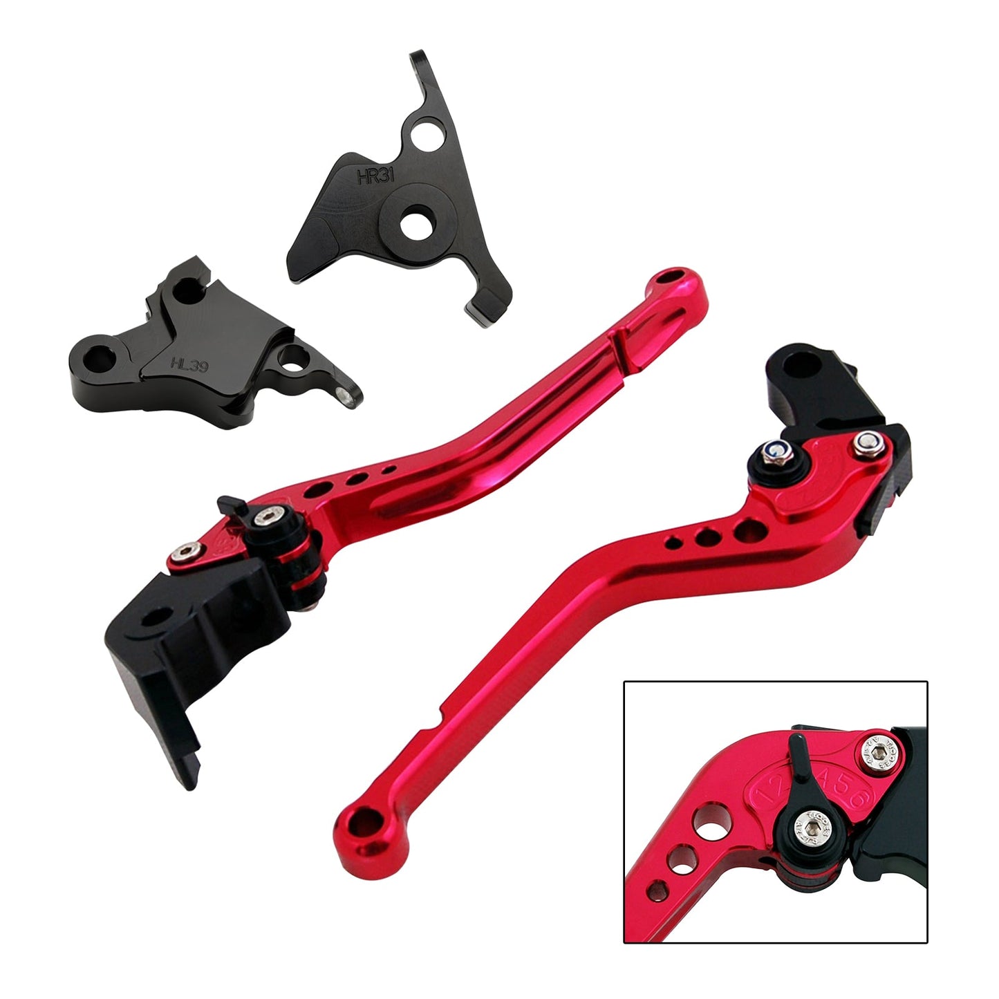 Leva frizione freno lunga adatta per CFMOTO 450SS 450SR 21-23 450NK 23-24