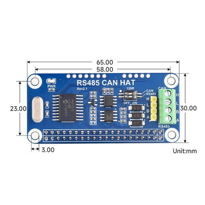 Scheda di espansione Raspberry Pi RS485 Commutazione automatica dello stato del ricetrasmettitore