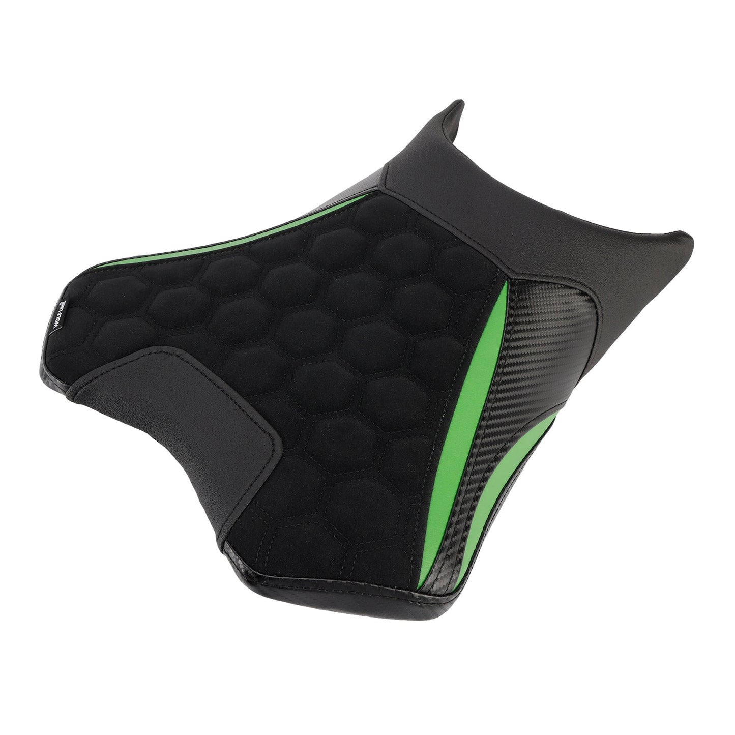 Kit cuscini passeggero anteriore e posteriore Raider per Kawasaki Ninja 500 Z500 2024-2025, colore nero.