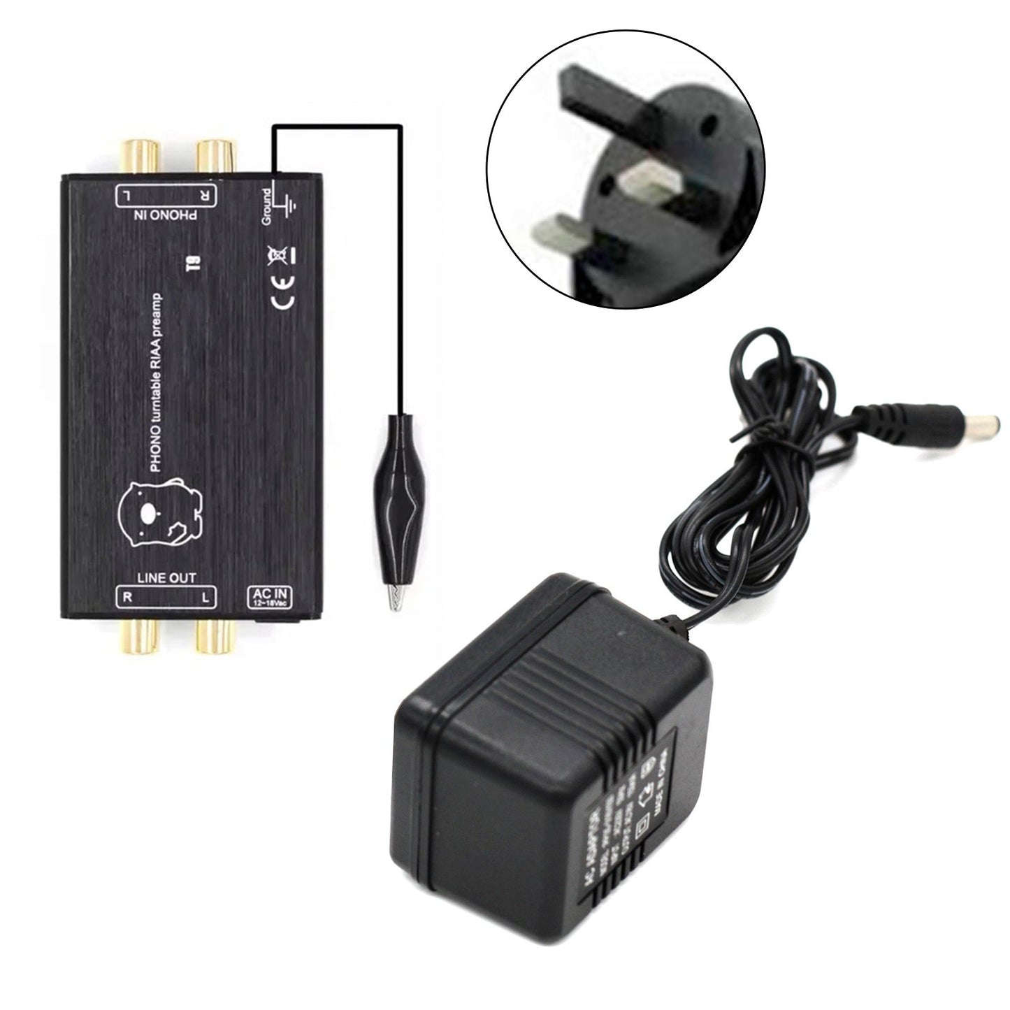 Preamplificatore Phono T11 Preamplificatore Phono MM Preamplificatore Giradischi Preamplificatore Fonografo Stereo