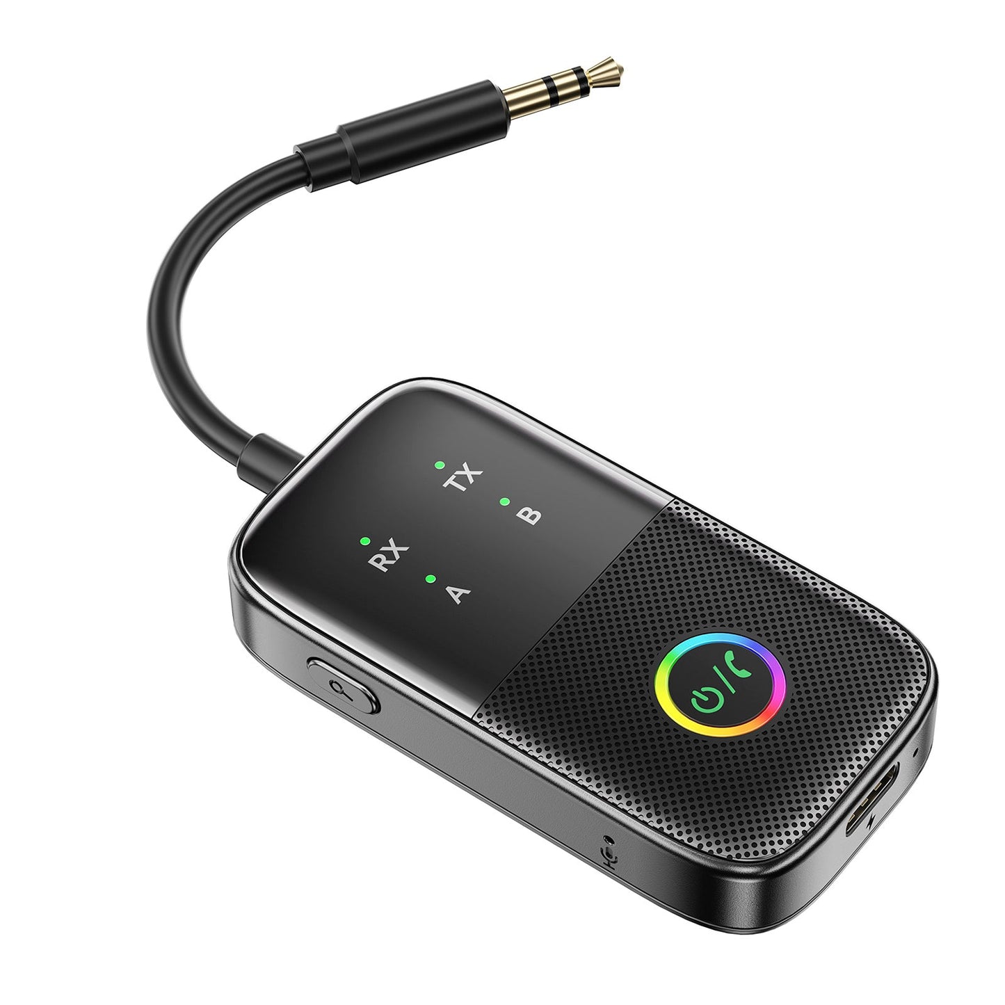 Ricevitore trasmettitore Bluetooth due in uno AUX Adattatore vivavoce per auto due a due