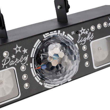 Luce di proiezione stroboscopica UV con sfera magica laser 5 in 1 da 96 immagini con telecomando