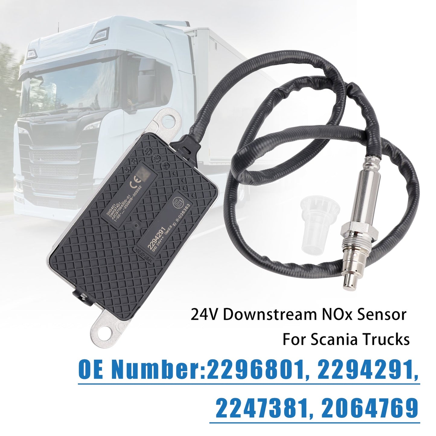 Sensore di azoto, ossigeno e NOx a valle da 24 V 2294291 per camion Scania