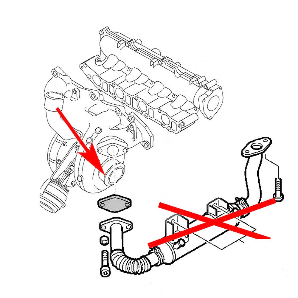 Riparazione Guarnizioni EGR per Fiat Alfa Romeo 1.9 JTD 16V Opel 1.9 CDTI SAAB 1.9 TiD