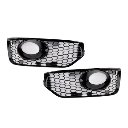 Griglia di copertura della luce fendinebbia S-line VW T5 T5.1 2010-2015, nero lucido