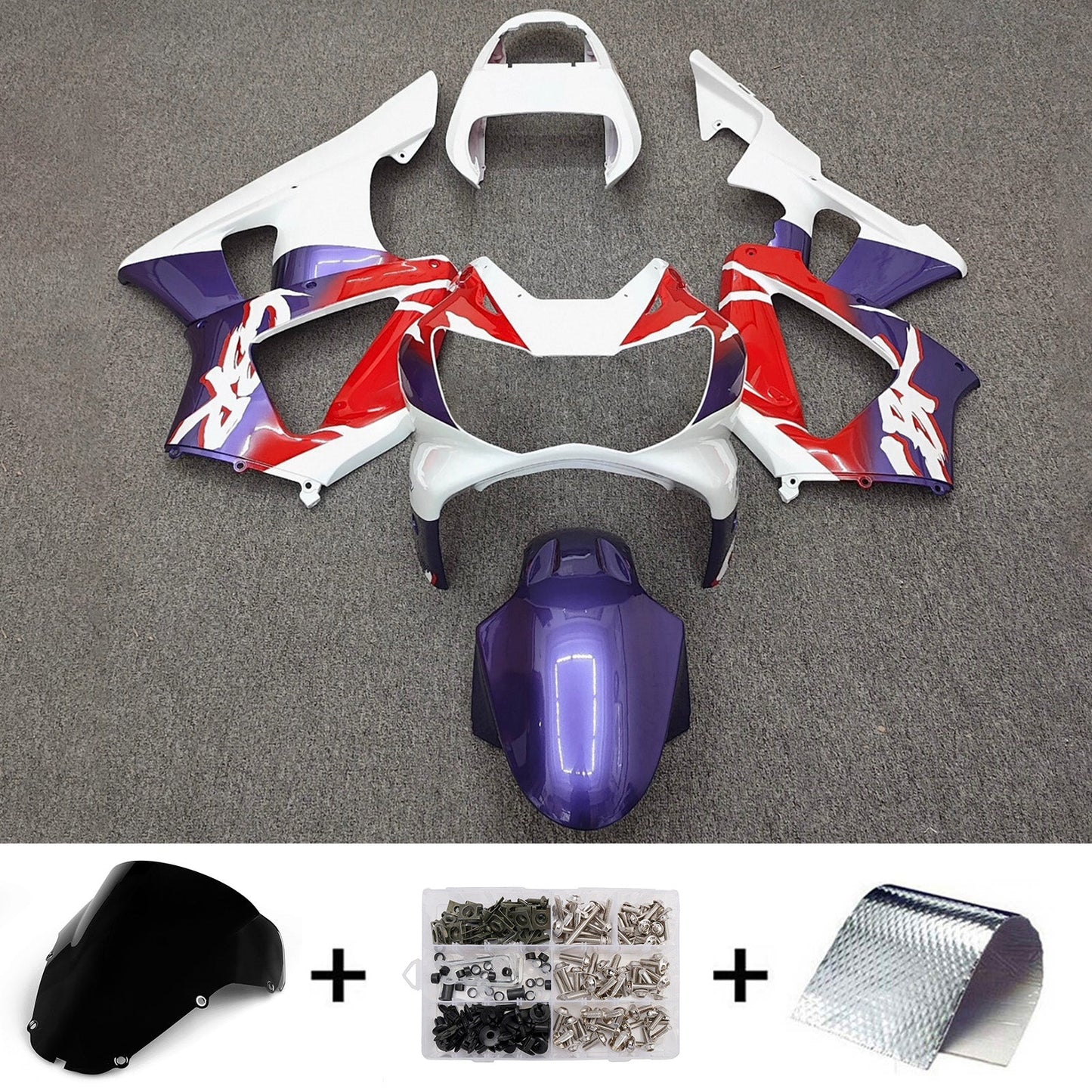 Kit di carene in plastica ABS stampate a iniezione per Honda CBR929RR 2000-2001