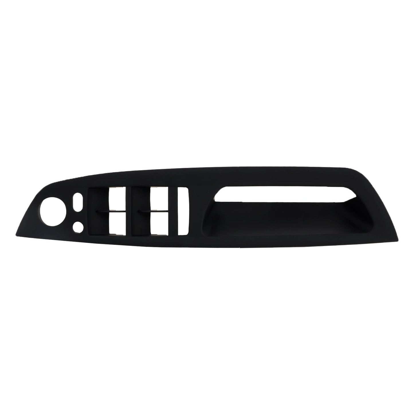 4 pezzi di rivestimento per maniglia interna della portiera nera per BMW E70 X5 E71 X6 07-14
