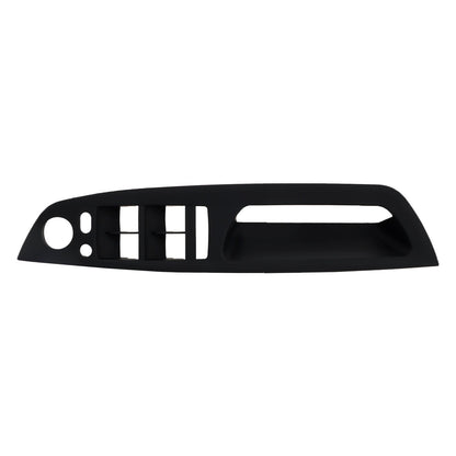4 pezzi di rivestimento per maniglia interna della portiera nera per BMW E70 X5 E71 X6 07-14