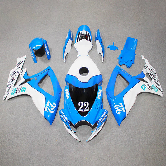 Kit carenatura iniezione plastica ABS per Suzuki GSXR 600/750 2006-2007 K6
