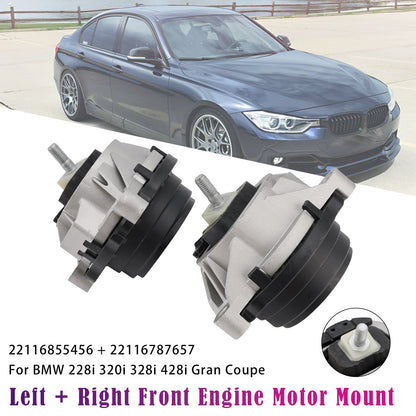 Per BMW 428i F32/F33 2014-2016 L4 2.0L 22116787658 Supporto motore anteriore sinistro + destro