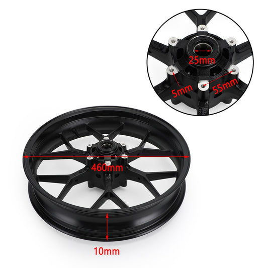 Anteriore Lega Cerchione NERO per Honda CBR1000RR SC59 2008-2016 Front Wheel Rim