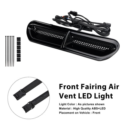 Luce LED per presa d'aria anteriore per Touring Street Glide 2014-2024