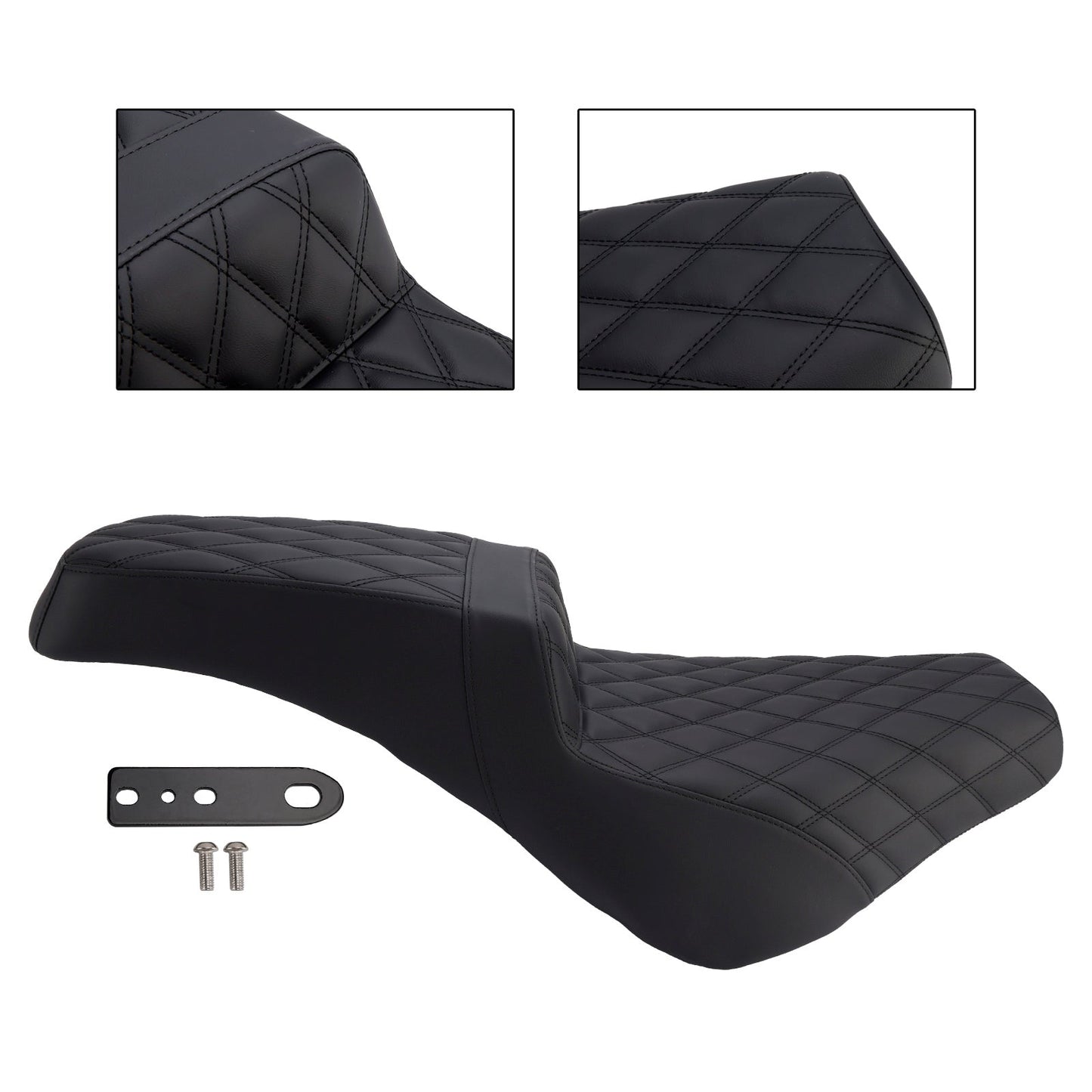 Sella passeggero completa con cuscino a coste Street Bob 114 Softail 2021-2025