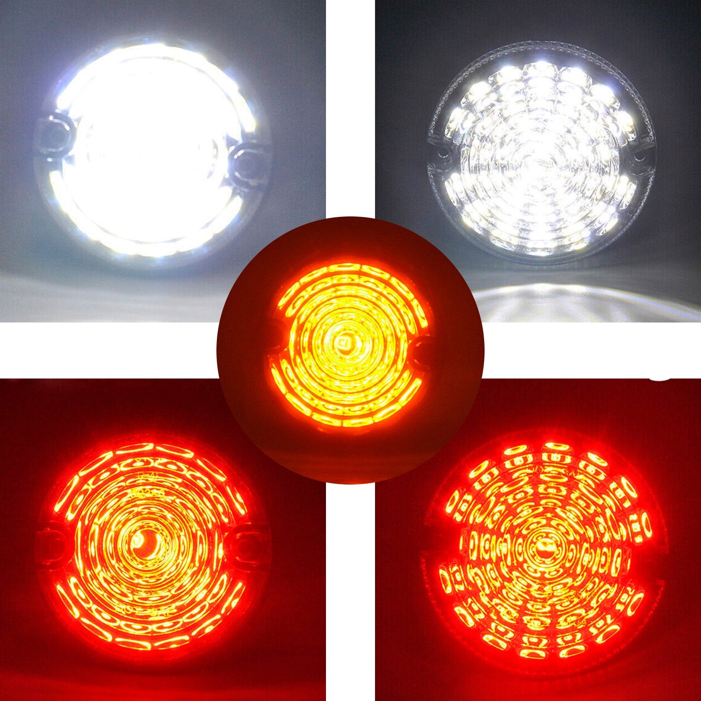 1983-1990 Land Rover Defender 90/110 Smoke LED DRL Kit luci posteriori fendinebbia diurne 10 pezzi