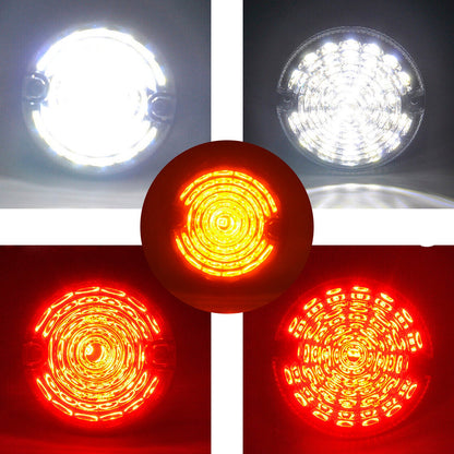 1983-1990 Land Rover Defender 90/110 Smoke LED DRL Kit luci posteriori fendinebbia diurne 10 pezzi