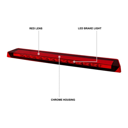 Luce di stop a LED rossa brillante per Ford Mustang V6/GT 1999-2004