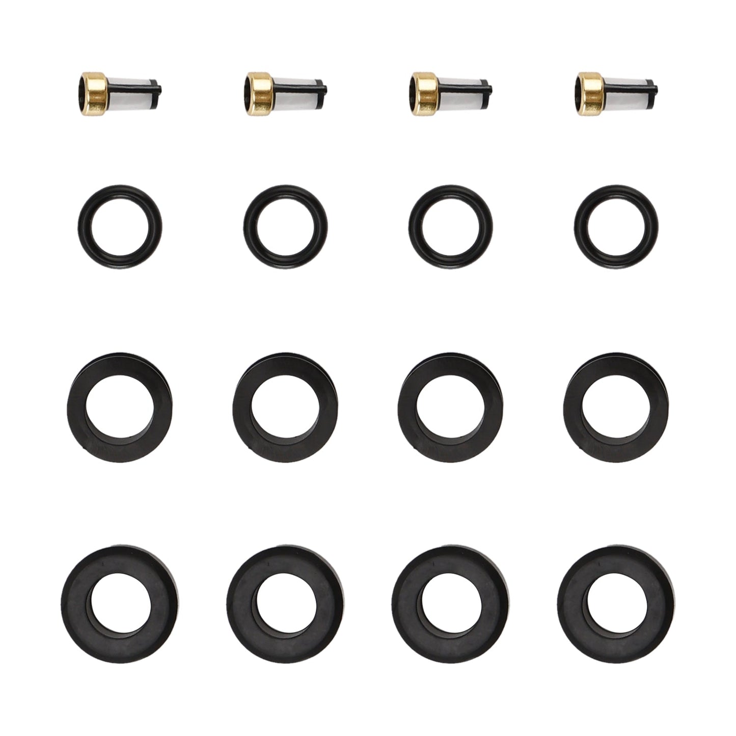 Guarnizione filtro O-ring iniettore carburante rotante Mazda RX-7 FC 13B 1986-1991 4 pezzi