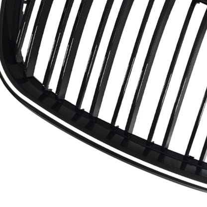 Griglia anteriore a doppio rene per paraurti BMW X5 E70, colore nero lucido, anni 2007-2013, codice 51137157687 51137157688