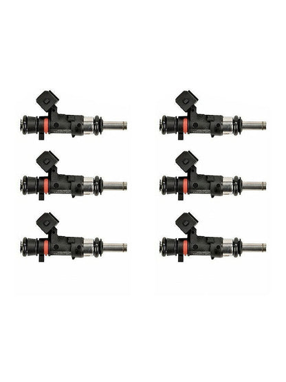 Set di 6 iniettori di carburante per Porsche 911 997 3.6 GT2 RS 2010-2011 0280158123