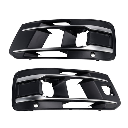 Compatibile con Audi Q7 2016-2019, 2 pezzi, copertura griglia fendinebbia paraurti anteriore 4M0807682AA4W3