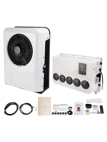 Condizionatore d'aria split DC 24V per camper, roulotte e camion, 13000 BTU.
