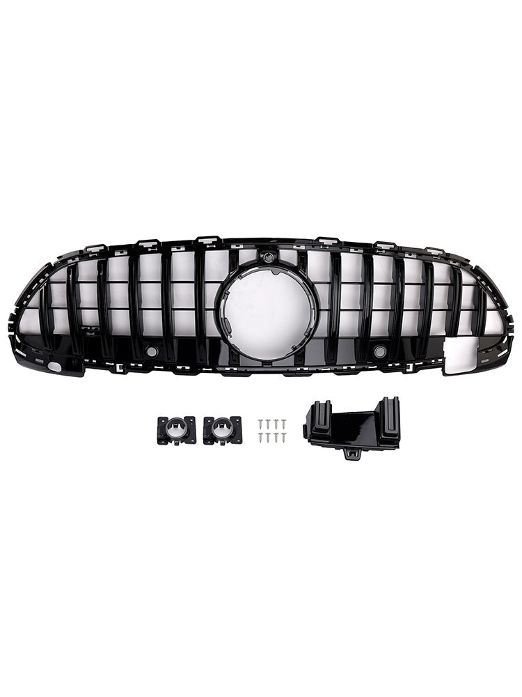 Griglia paraurti anteriore stile GTR per Mercedes Benz W206 2022-2023 con telecamera