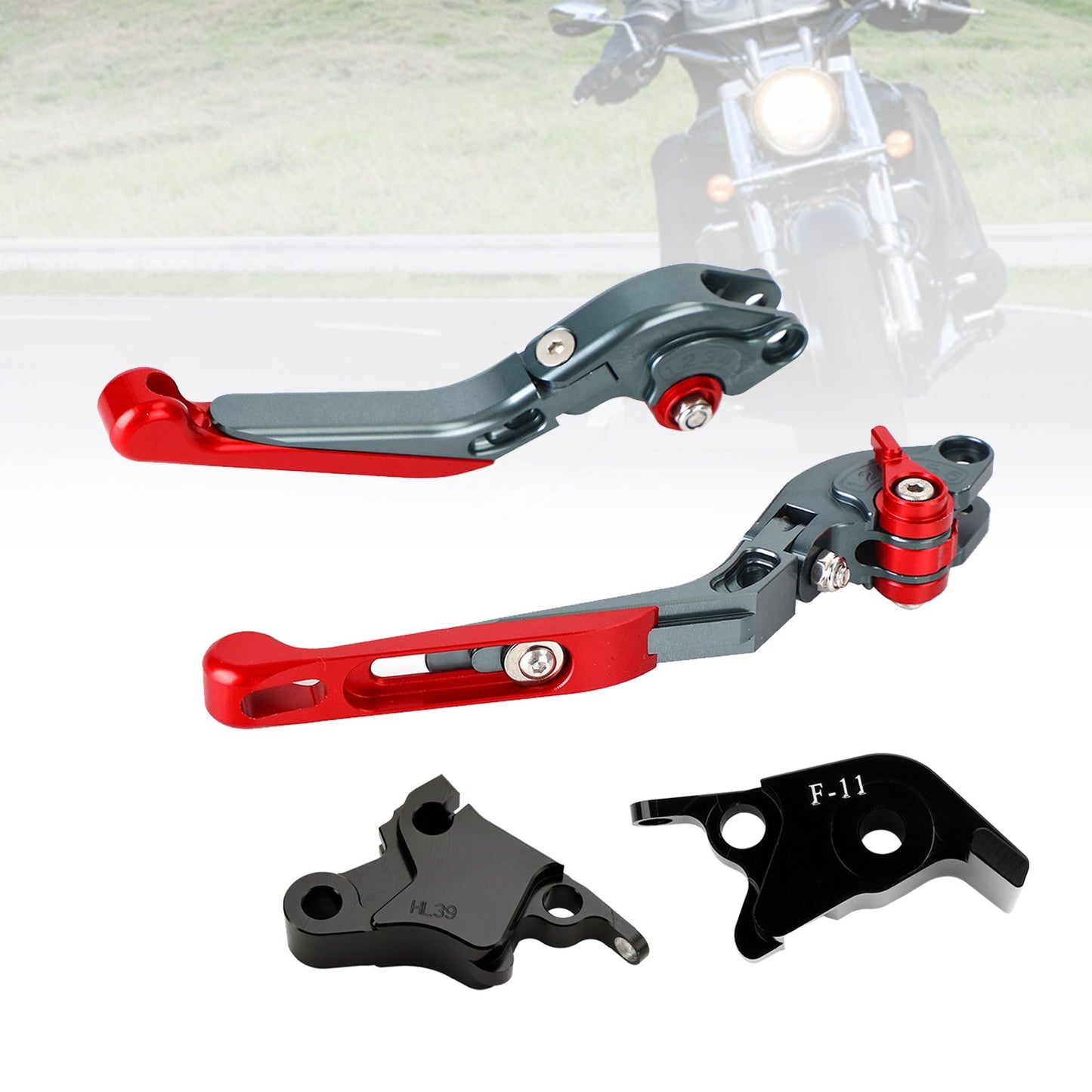 Leva freno frizione regolabile adatta per CFMOTO 700CL-X Sport 2021-2024