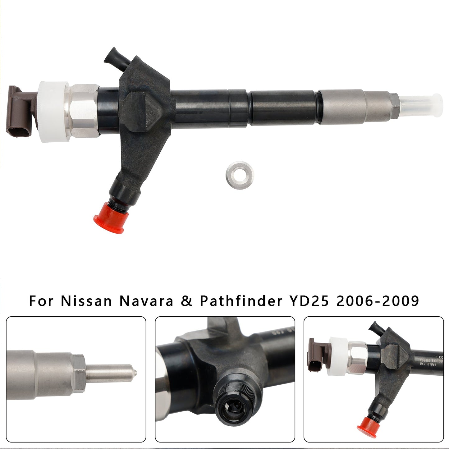 1 pz Iniettore carburante 095000-6250 Adatto Nissan Navara D22 D40 Diesel 16600-EB70A