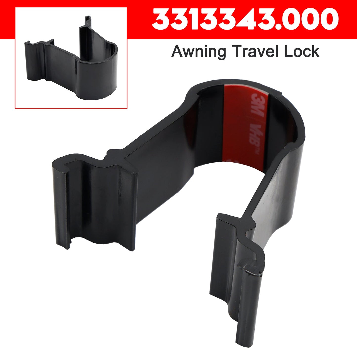 3313343.000 Blocco da viaggio per tendalino Dometic universale arrotondato