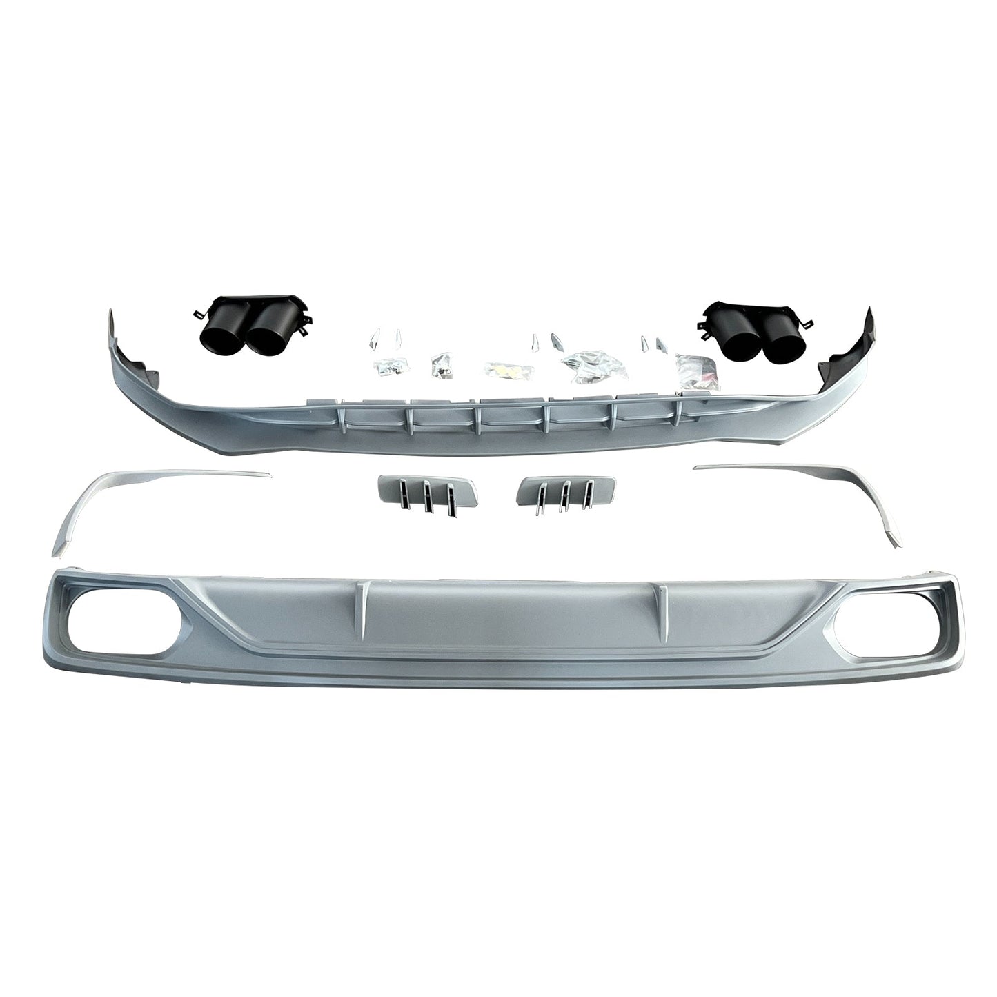 Kit carrozzeria e paraurti in stile ABT per Audi Q8 S-Line MK1 2018-2023.