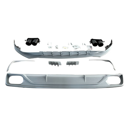 Kit carrozzeria e paraurti in stile ABT per Audi Q8 S-Line MK1 2018-2023.