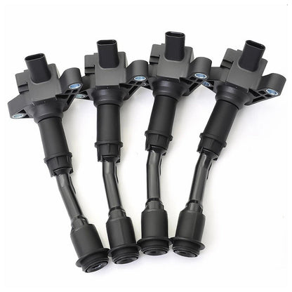 2014-2020 Per Ford Fusion l4 1.5l 4 bobine di accensione + 4 candele UF735 DS7Z12029B 4X Bobine di accensione + 4X candele