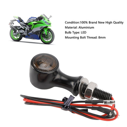 Indicatore di direzione a LED da 12 V, 8 mm, universale per moto Suzuki