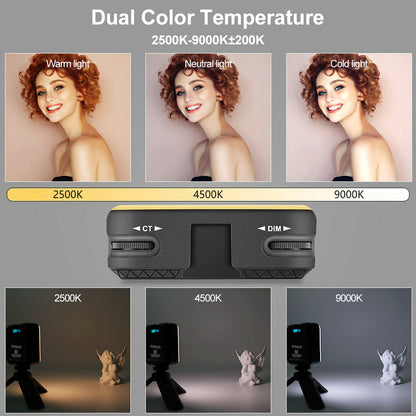 W64 RGB LED Video Luce Riempimento Luce Videocamera Cellulare Bellezza Dal Vivo All&#39;Aperto