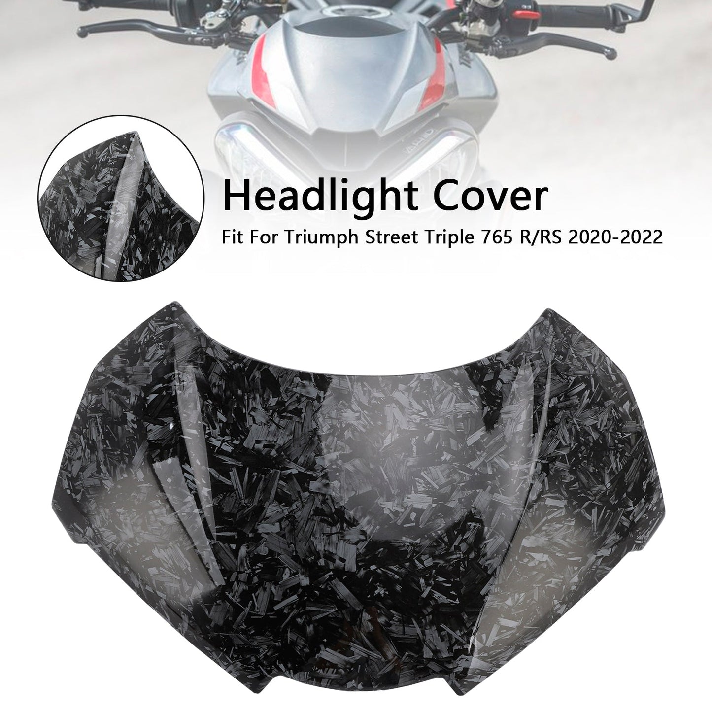 Carenatura coprifaro anteriore Street Triple 765 R/RS 2020-2022