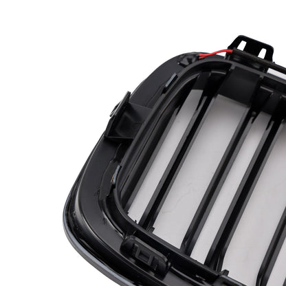 Griglia anteriore a doppio rene per paraurti BMW Serie 1 F20 F21 2012-2014 (2 pezzi) 551137239021